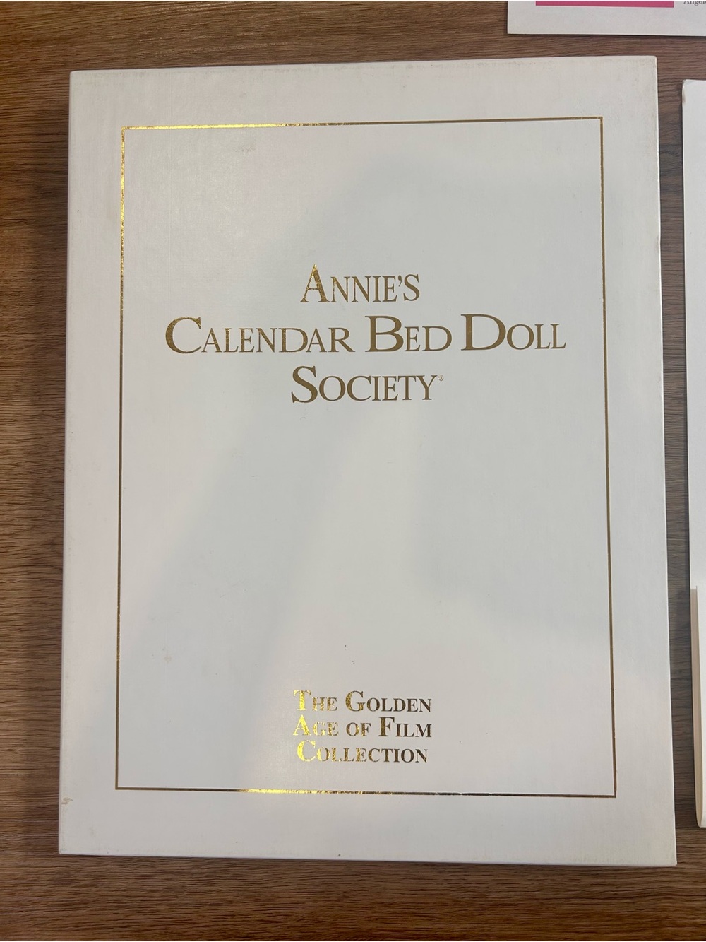 Vintage Annie’s Calendar Bed Doll Golden Age of Film Crochet Pattern Set